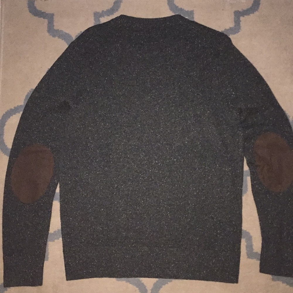 J-Crew Vintage Crew Neck Sweater/Elbow Patches - M